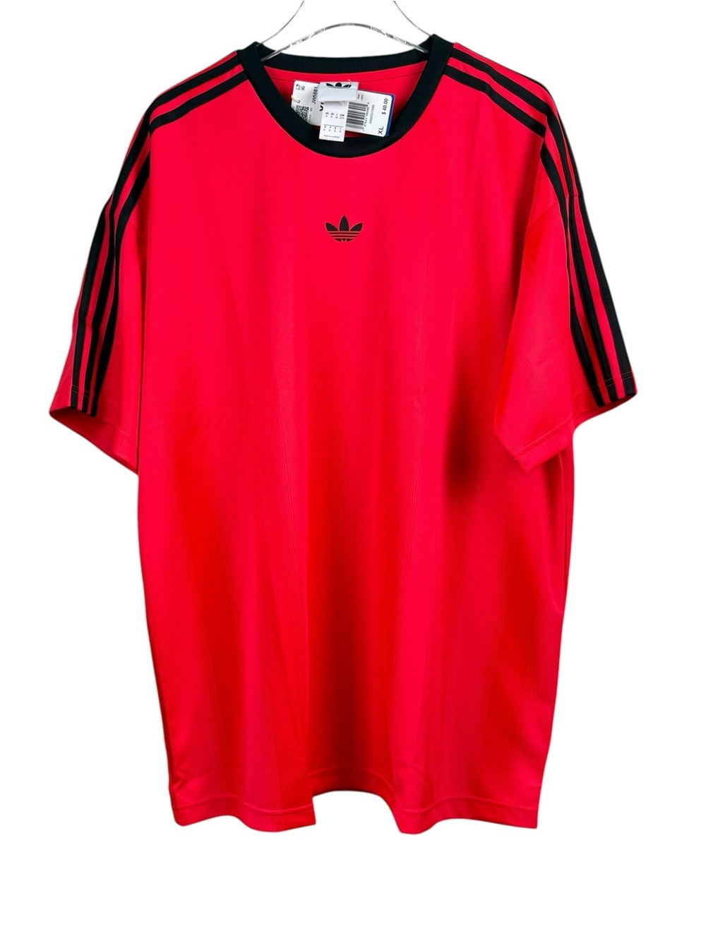 Adidas Originals Jacquard Jersey Lucid Red Black Men's Size XL NWT